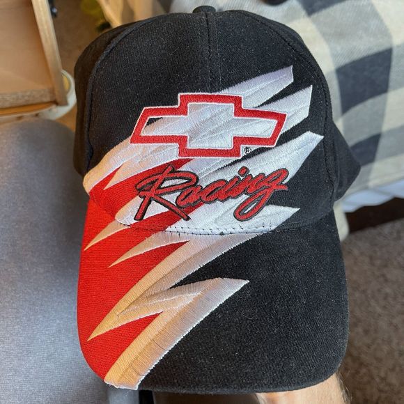 Vintage Chevrolet Racing Strapback Hat Chevy - Picture 1 of 11